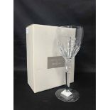 JASPER CONRAN FOR WATERFORD CRYSTAL PAIR OF ICE GOBLETS in original box