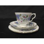 ROYAL KENT PART TEA SERVICE along with another part tea service in similar floral pattern and two