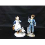 LOT OF ROYAL DOULTON FIGURES comprising a number of crinoline ladies;