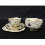 JACKSON AND GOSLING LTD PART TEA SERVICE including ten trios,