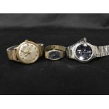 GROUP OF WRISTWATCHES including a lady's nine carat gold example