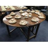 TWO DROP LEAF DINING TABLE