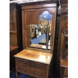 EDWARDIAN MAHOGANY TWO PIECE BEDROOM SUITE