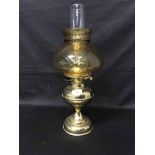 VICTORIAN STYLE BRASS OIL LAMP