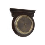 VICTORIAN WALL HANGING ANEROID BAROMETER by Kelvin, Bottomley & Baird Ltd.