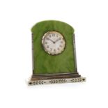 ART DECO DESK CLOCK BY CARTIER with 8 day movement,