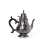 LATE 20TH CENTURY SILVER TEAPOT OF QUEEN ANNE DESIGN maker Francis Howard Ltd.