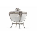 GEORGE V SILVER CASKET OF SMALL PROPORTIONS maker S Blanckensee & Son Ltd.