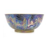 WEDGWOOD FAIRYLAND LUSTRE 'POPLAR TREES' PATTERN BOWL designed by Daisy Makeig-Jones,