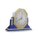 ART DECO MANTEL CLOCK the movement by Smith's English Clocks Ltd.