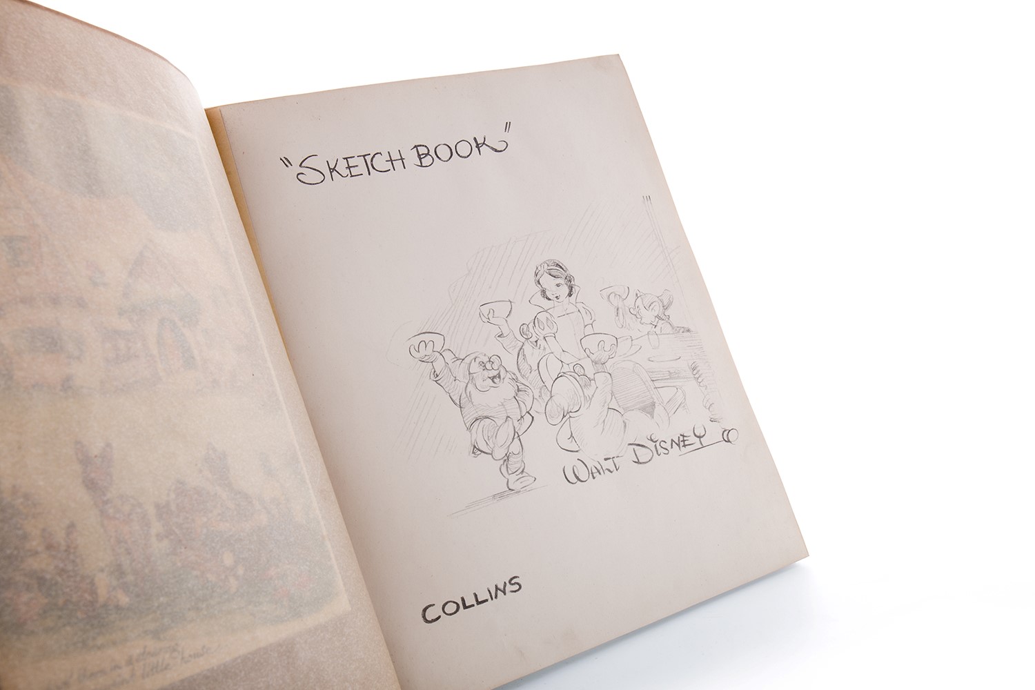 WALT DISNEY 'SKETCH BOOK' printed and bound by Wm. Collins, Sons & Co. - Image 8 of 18