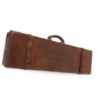 LEATHER SHOTGUN CASE by W.J. Jeffrey & Co.