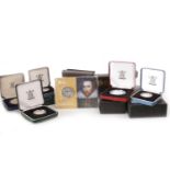 COLLECTION OF VARIOUS SILVER PROOF COINS including The Royal Mint 2008 UK HRH The Prince of Wales