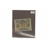 COMMERCIAL BANK OF SCOTLAND £1 ONE POUND NOTE DATED 3RD JANUARY 1922 serial no.