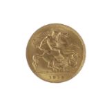 GOLD HALF SOVEREIGN DATED 1914
