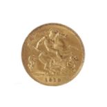 GOLD HALF SOVEREIGN DATED 1913