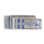 COLLECTION OF VARIOUS THE BRITISH LINEN BANK £5 FIVE POUNDS NOTES comprising one dated 1948,