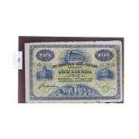 THE COMMERCIAL BANK OF SCOTLAND £5 FIVE POUND NOTE DATED 2ND JANUARY 1920 serial no.