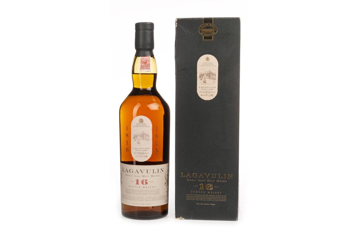 LAGAVULIN AGED 16 YEARS WHITE HORSE DISTILLERS