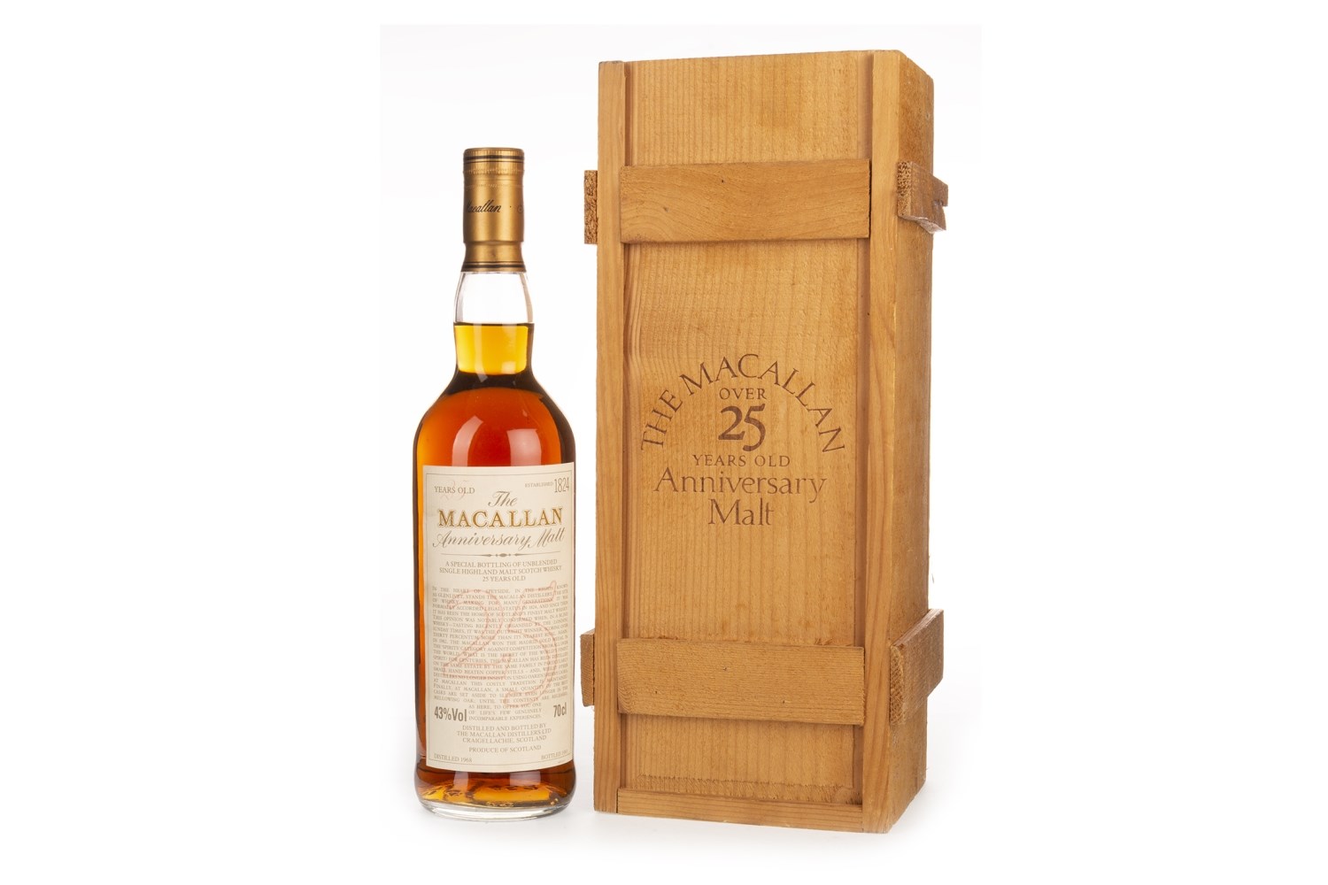 MACALLAN 1968 ANNIVERSARY MALT 25 YEARS OLD