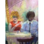 CONTEMPORARY SCHOOL, COUPLE IN A CAFE