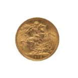 A GOLD SOVEREIGN, 1915