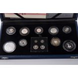 THE QUEEN'S 80TH BIRTHDAY, A CELEBRATION IN SILVER COIN SET