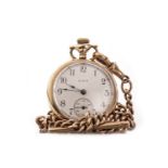 ELGIN FOB WATCH ON CHAIN