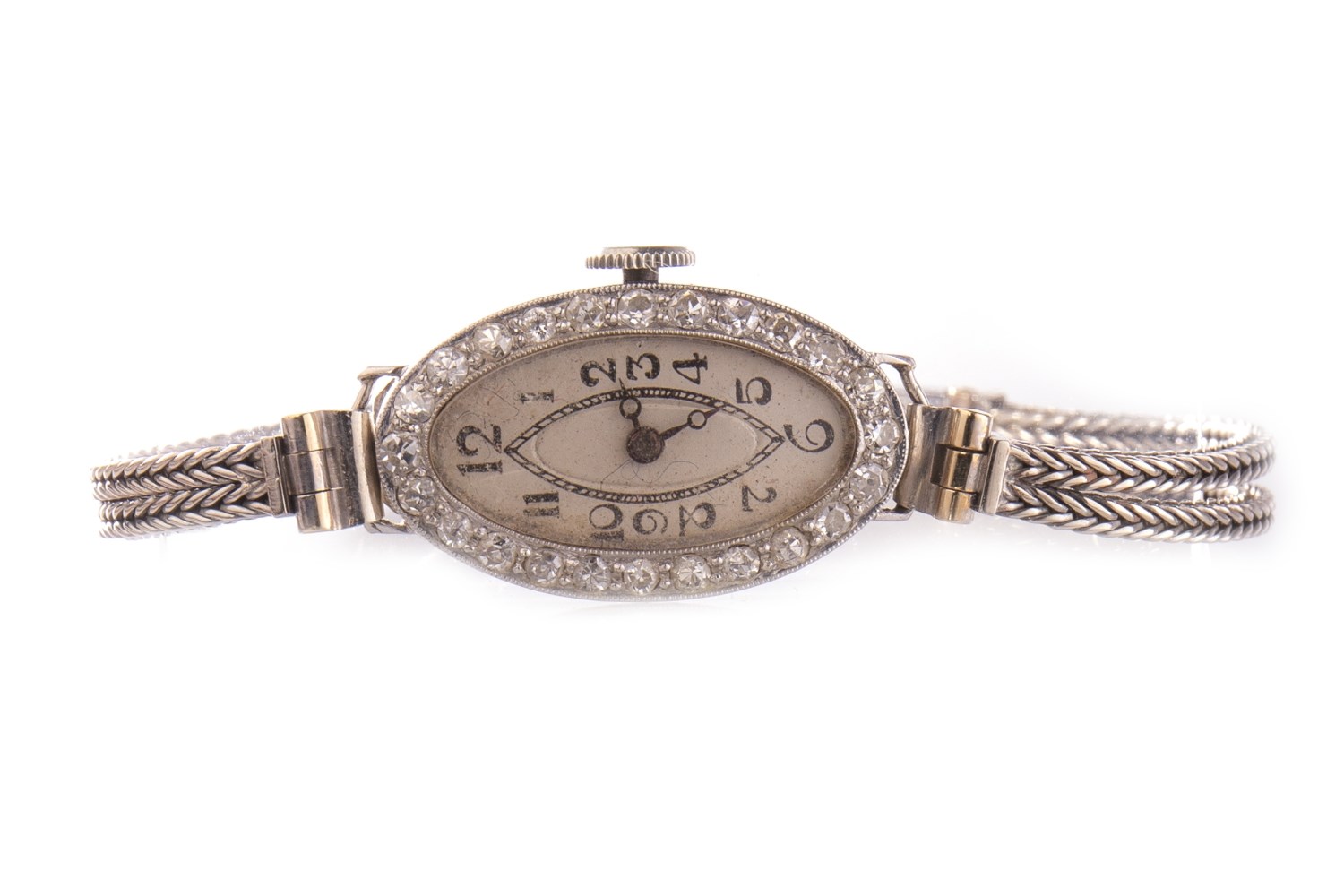 ART DECO DIAMOND SET COCKTAIL WATCH