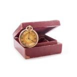 LADY'S CONTINENTAL GOLD FOB WATCH
