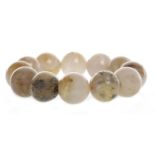 A RUTILATED QUARTZ BRACELET