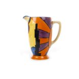 A CLARICE CLIFF FOR NEWPORT BIZARRE JUG