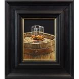 A SINGLE CASK MALT, AN OIL ON CANVAS BY GRAHAM MCKEAN