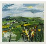 HILL FARM, A LIMITED EDITION LITHOGRAPHIC PRINT BY HAMISH MACDONALD