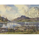 BEN LOMOND FROM DUCK BAY, A WATERCOLOUR BY STIRLING GILLESPIE