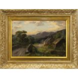 A PAIR OF BUCOLIC SCENES, WITH CATTLE AND FIGURES, BY WILLIAM SCOTT MYLES