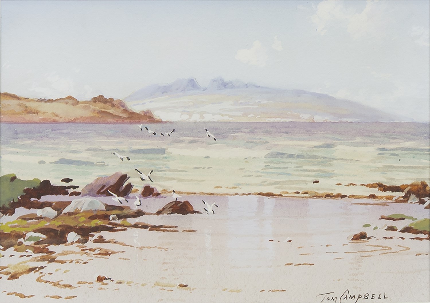 IONA, A WATERCOLOUR BY TOM CAMPBELL