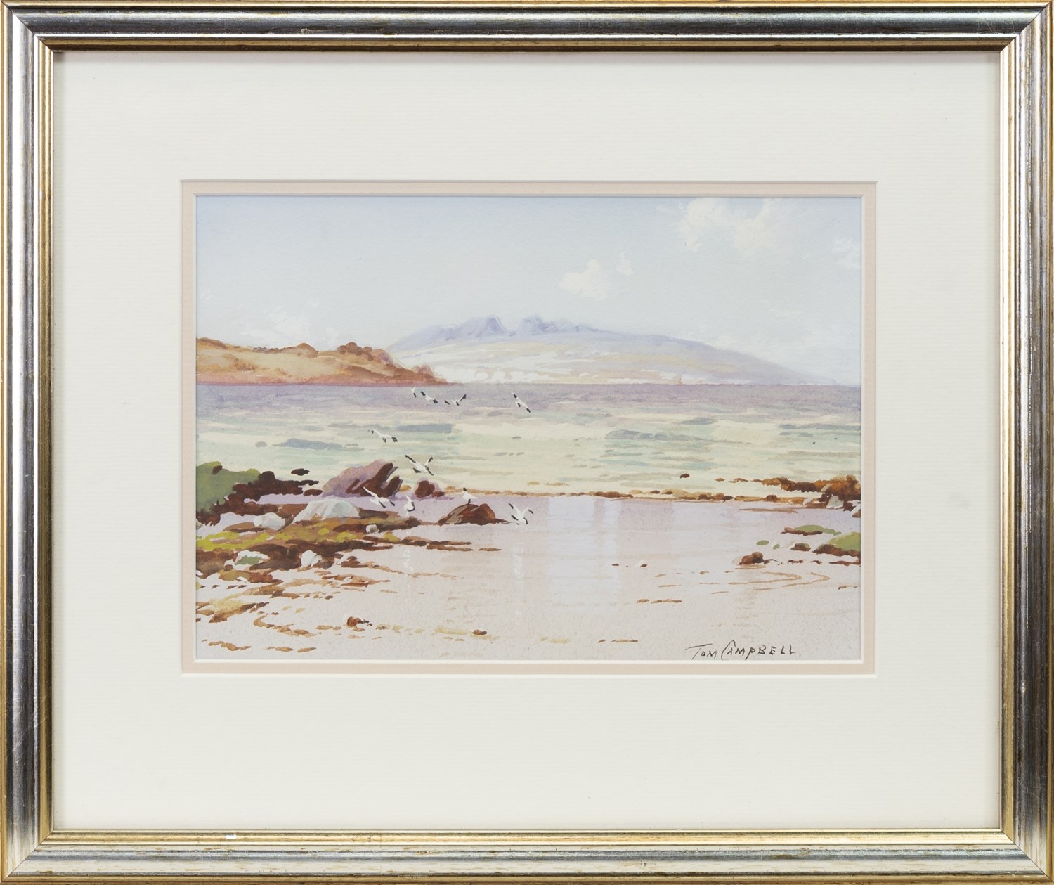 IONA, A WATERCOLOUR BY TOM CAMPBELL - Image 2 of 2