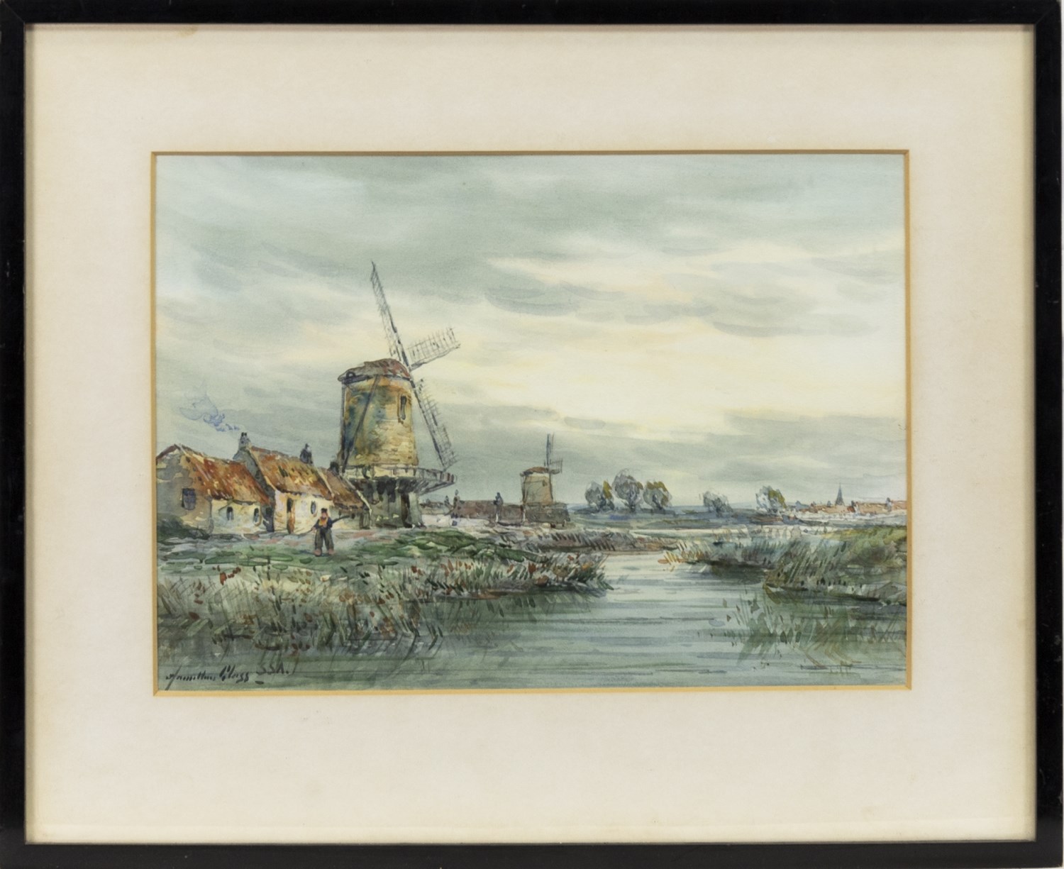 A PAIR OF DUTCH CANAL SCENES, BY JOHN HAMILTON GLASS - Image 4 of 4