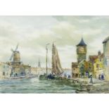 A PAIR OF DUTCH CANAL SCENES, BY JOHN HAMILTON GLASS