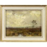 HIGHLAND LANDSCAPE, AN OIL ON BOARD BY WILLIAM MILLER FRAZER