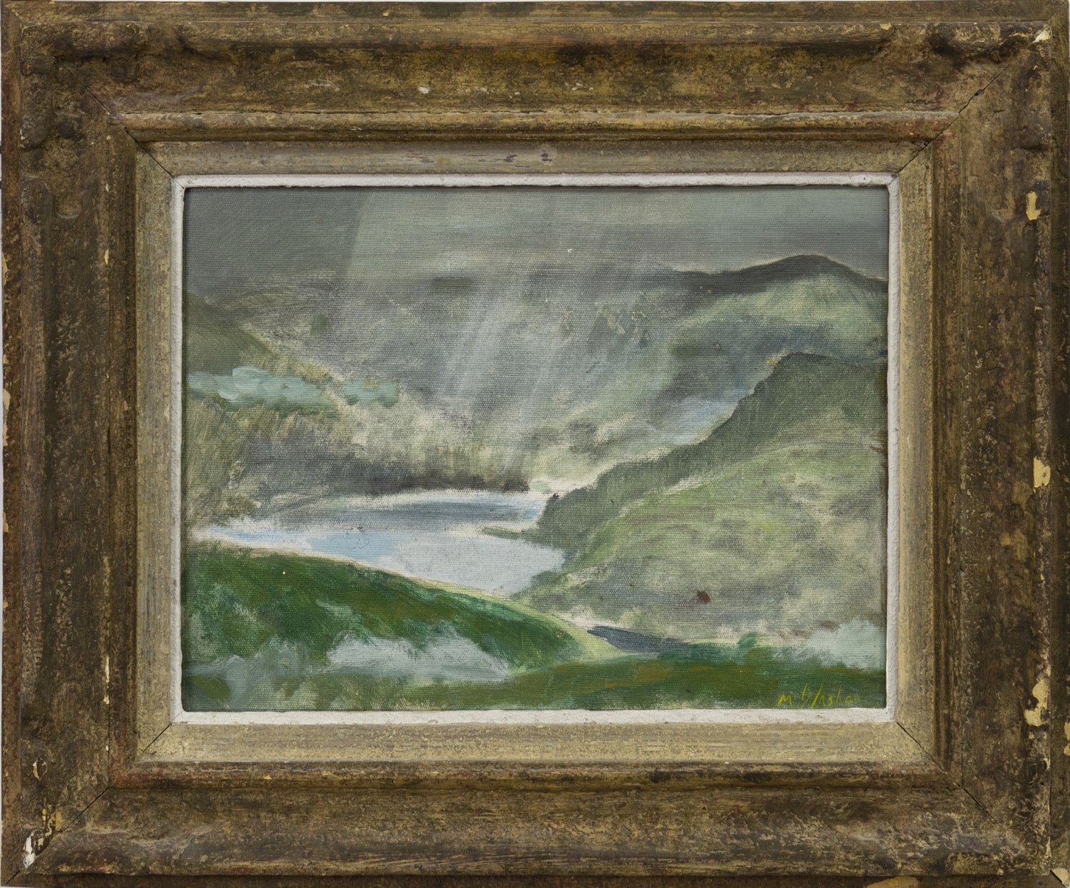 AN ORIGINAL OIL SKETCH, BY ARCHIBALD MCGLASHAN