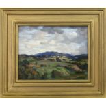 CAMPSIE FELLS, AN OIL ON PANEL BY JAMES WHITELAW HAMILTON