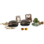 A GROUP OF GEM SET JEWELLERY