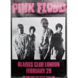 A PINK FLOYD PROMOTIONAL POSTER