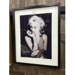 ROBERT MILLAR SIGNED PHOTOGRAPHIC PRINT OF MARILYN MONROE