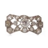 ART DECO DIAMOND BROOCH