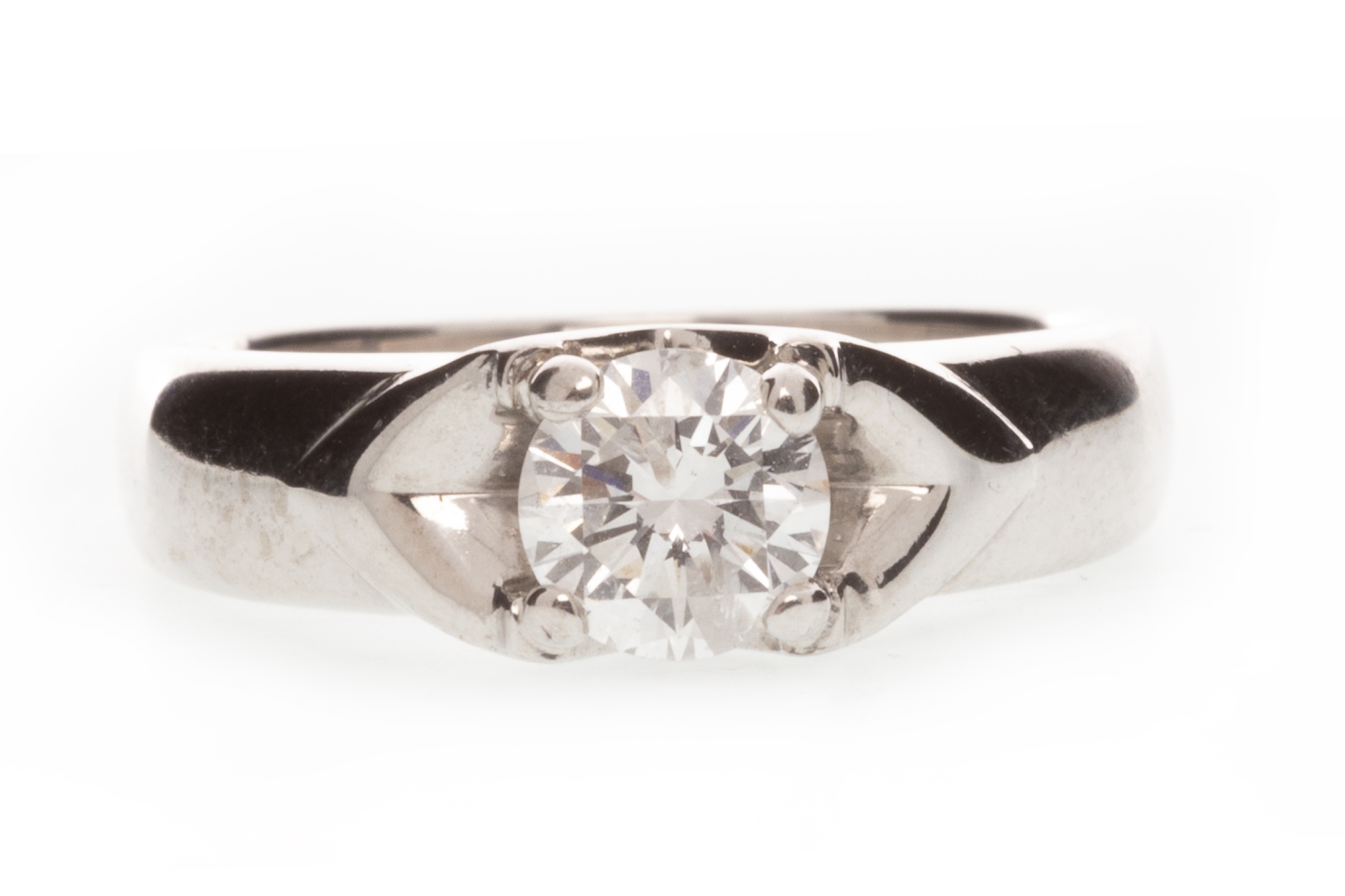 A DIAMOND SOLITAIRE RING