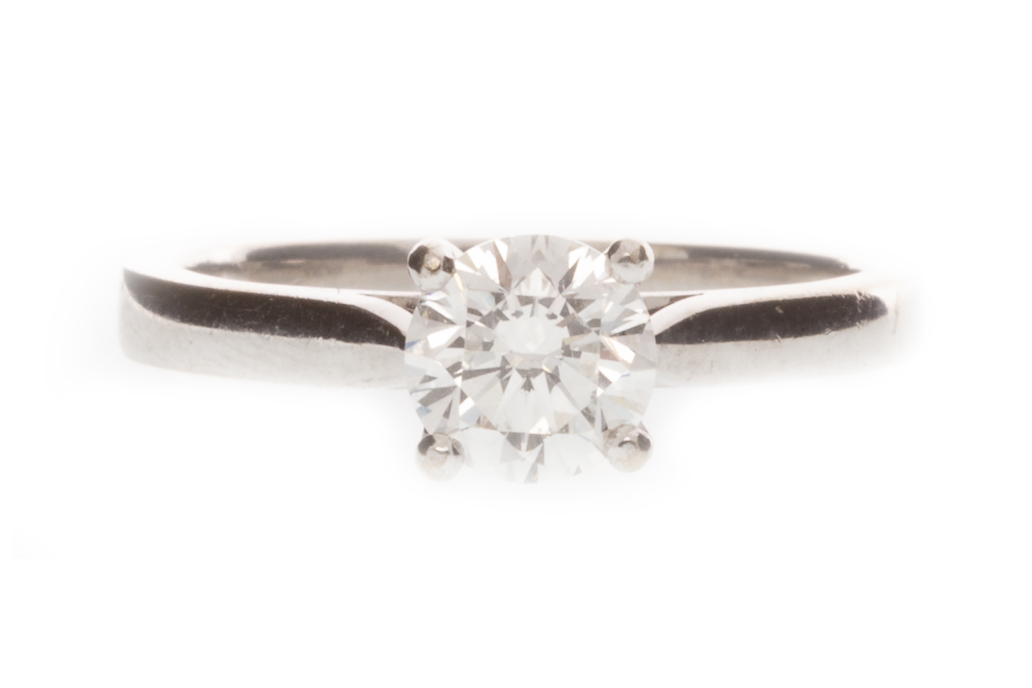 A DIAMOND SOLITAIRE RING