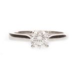 A DIAMOND SOLITAIRE RING